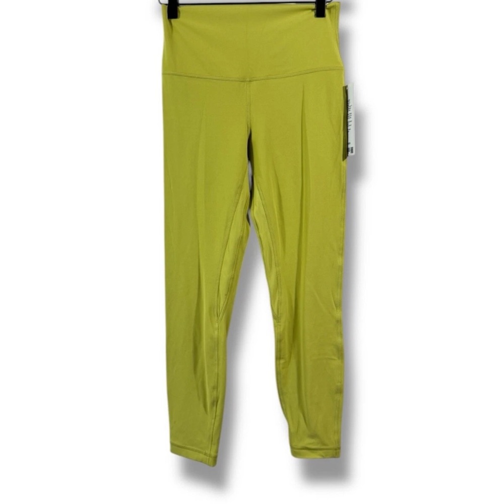 Woman's Lululemon Size 8 Align HR Pant 25" NWT Yellow Pear $98